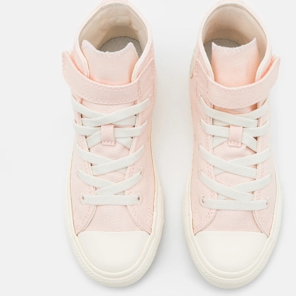 Converse Chuck Taylor Pink and White Girls High Top Sneakers Chucks Size 10.5 - Picture 2 of 4